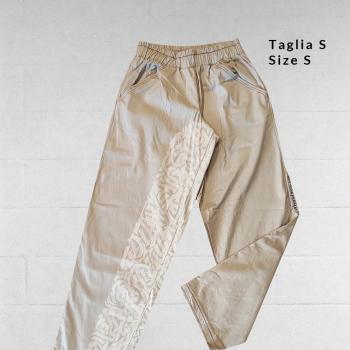  Beige texture pants | Streetwear & Dancewear