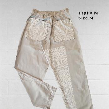  Beige texture pants | Streetwear & Dancewear