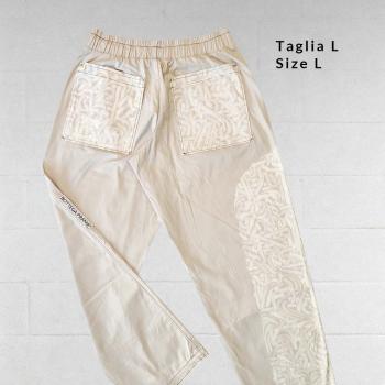  Beige texture pants | Streetwear & Dancewear