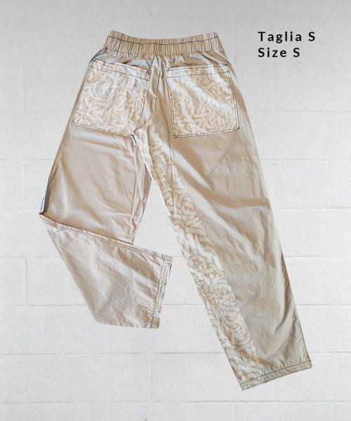  Beige texture pants | Streetwear & Dancewear